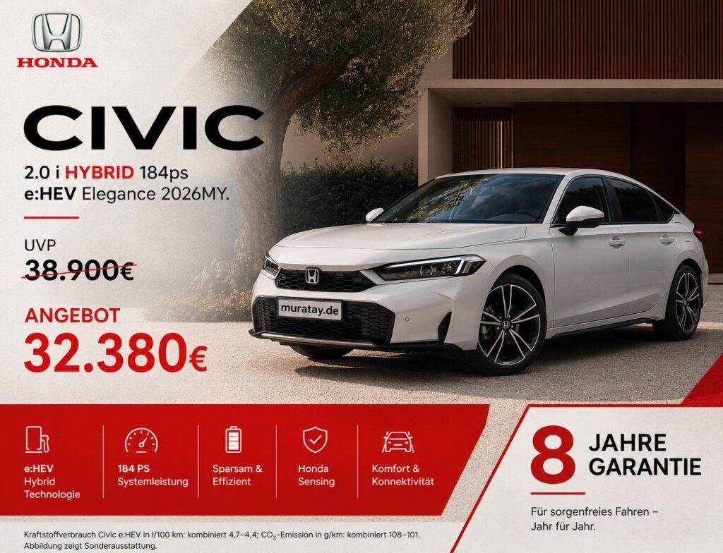 Honda Civic Fahrzeugangebot